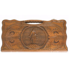 Нарды резные "Петр 1" с ручкой